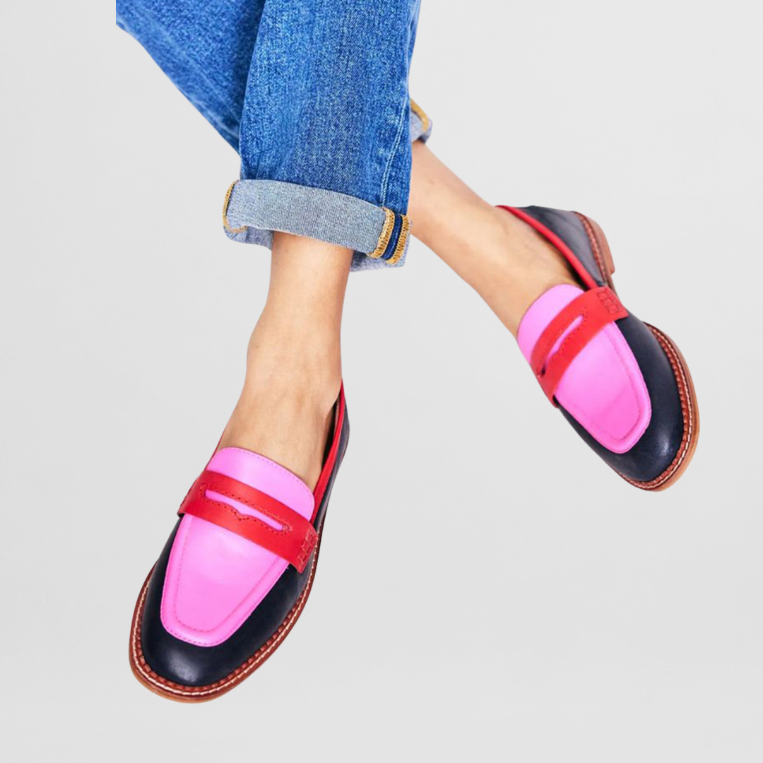 Women's Colorblock Penny Loafers | Slip On