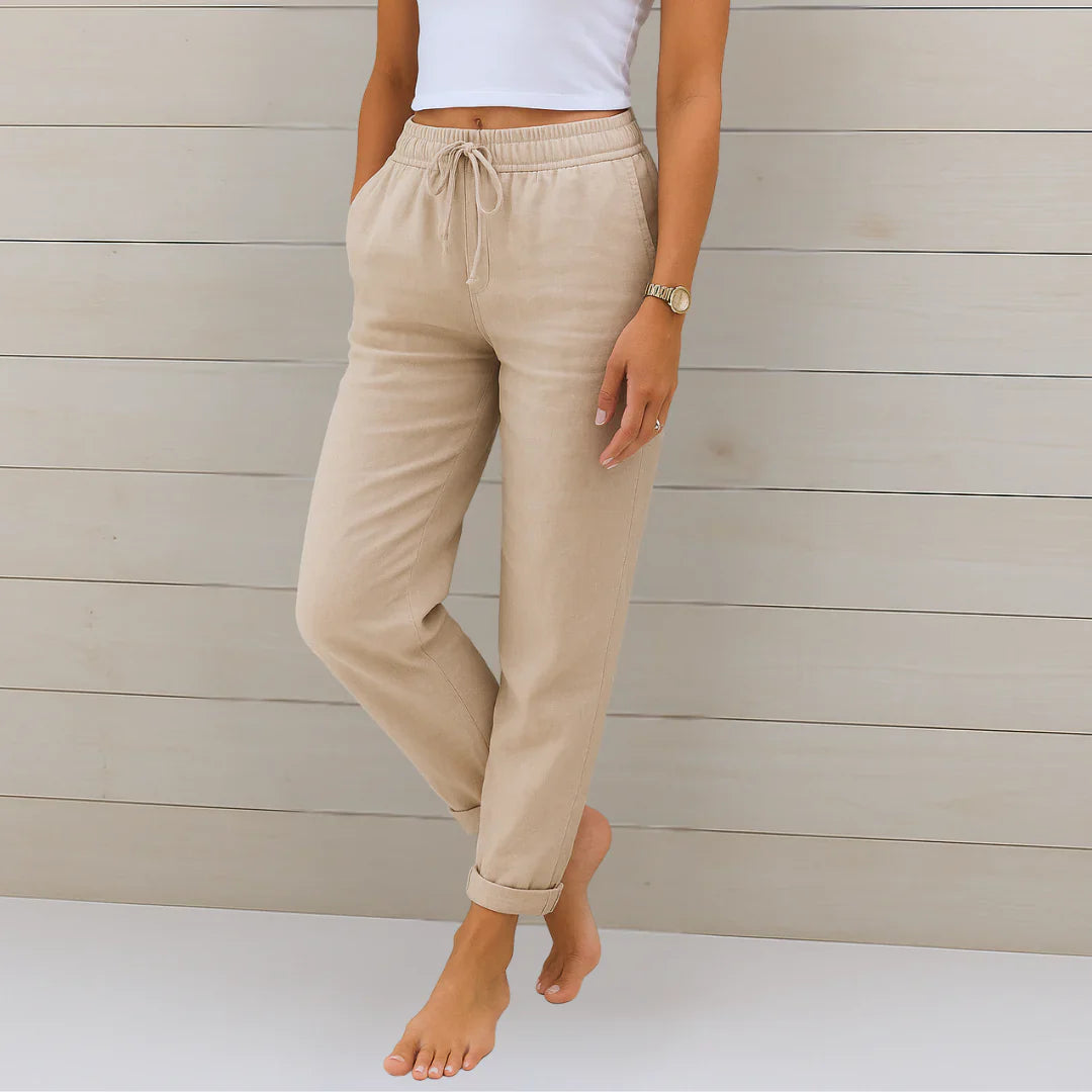Women's Wide Leg Pants | Drawstring