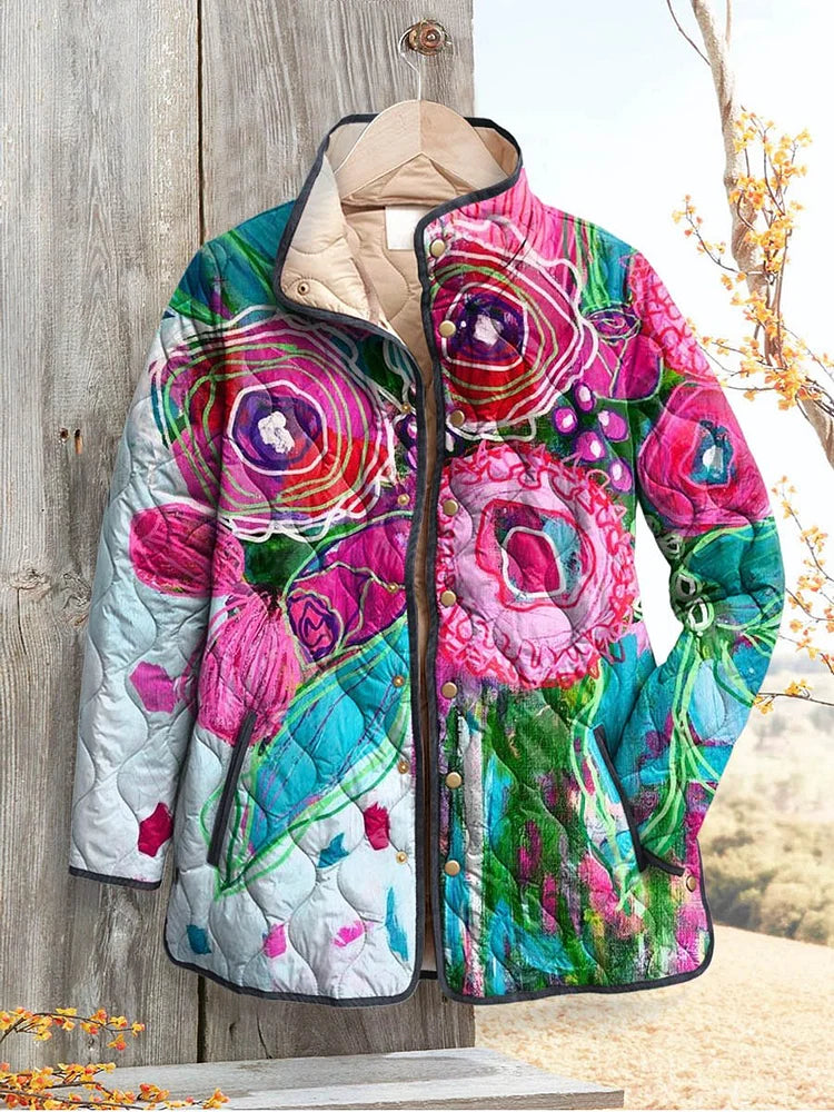Anouk Classic Floral Quilted Jacket
