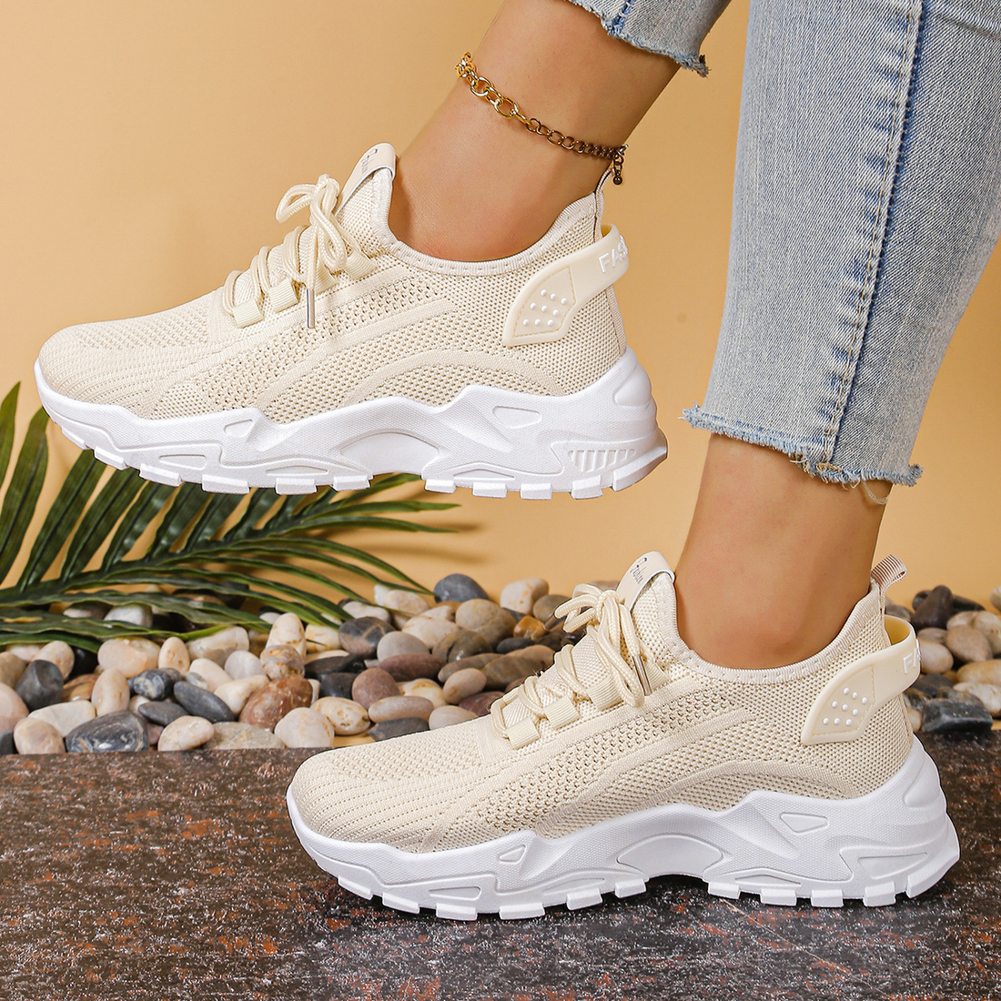 Women's Lace Up Platform Sneakers | Low Top