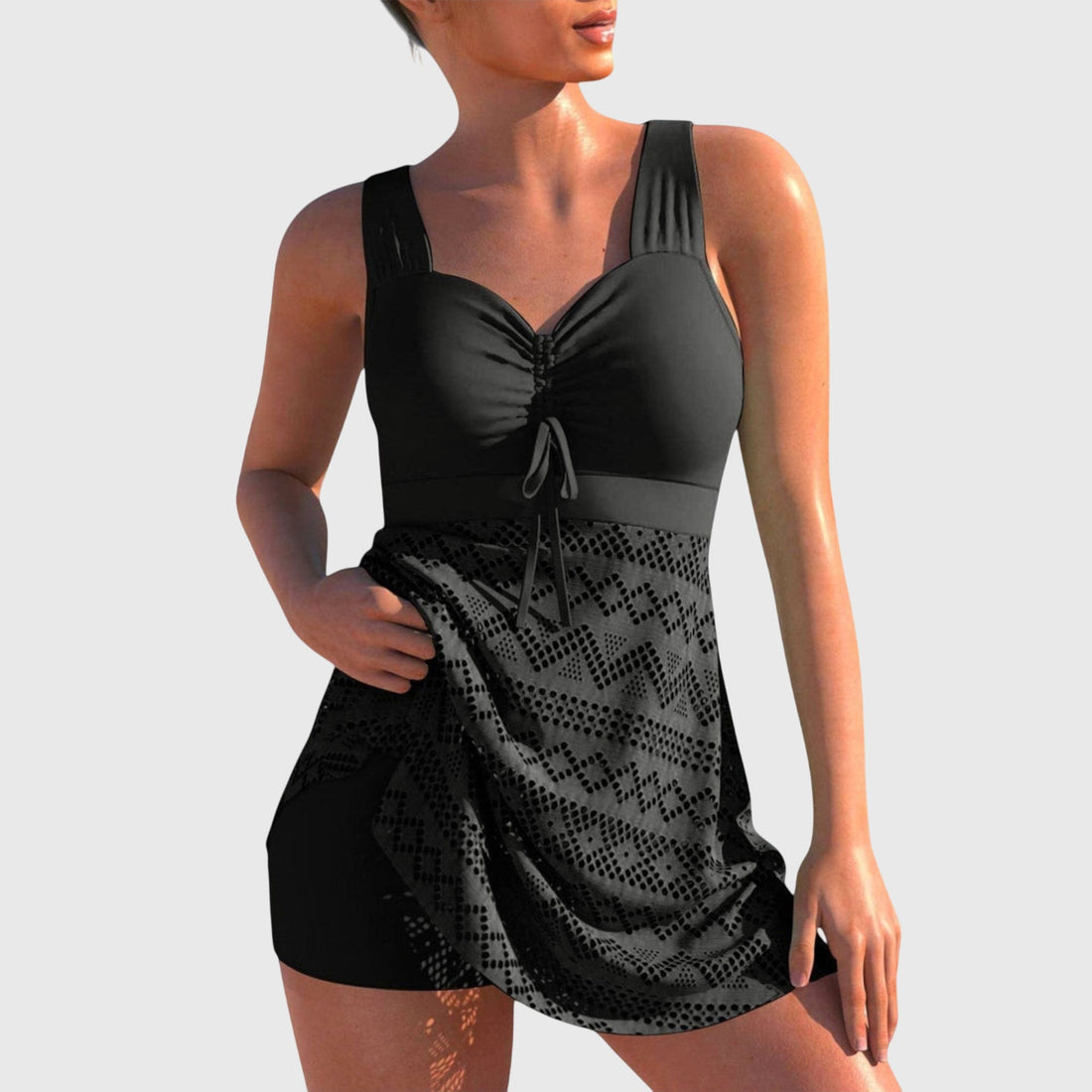 Women's Modest Tankini Set | Swim Shorts