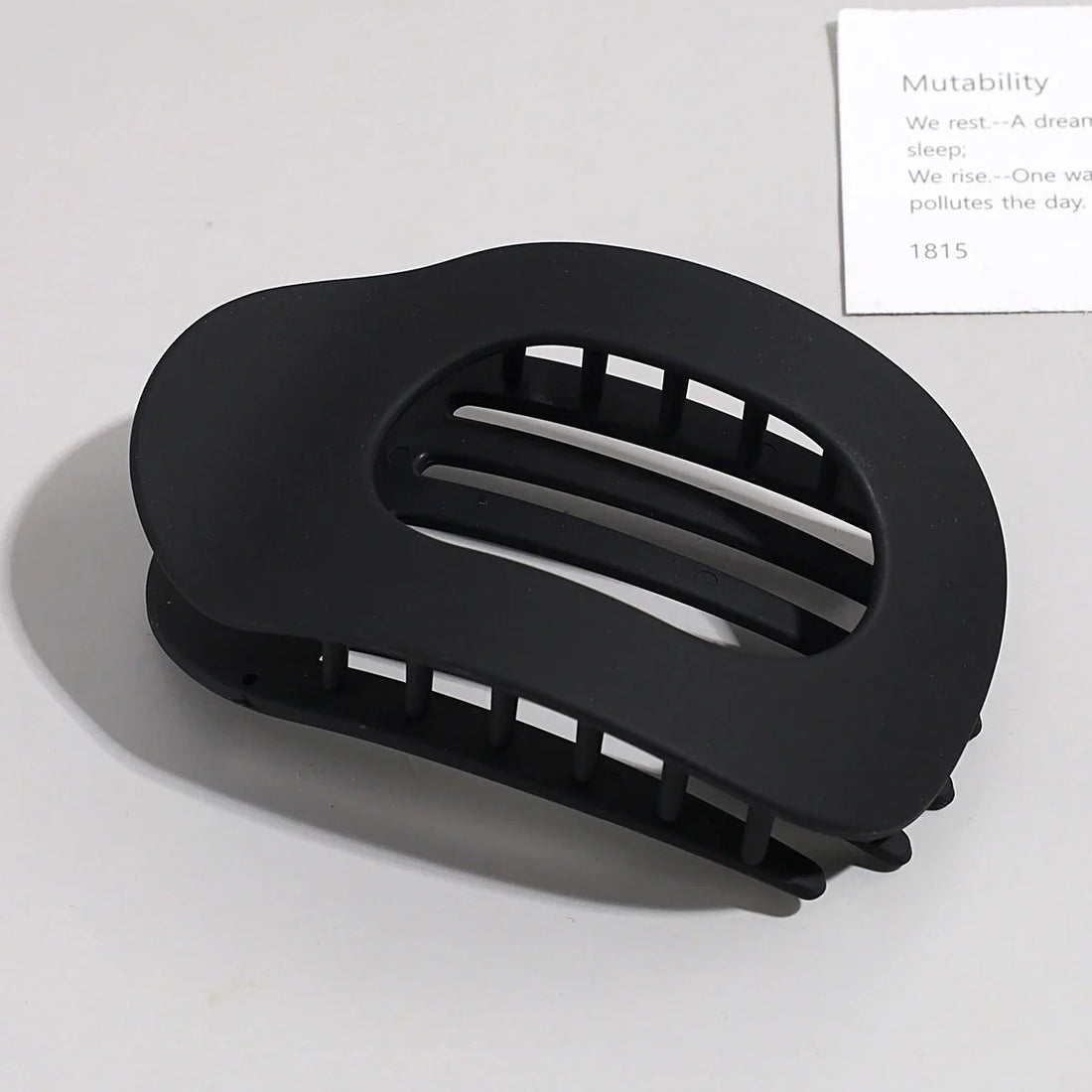 Women's Oval Hair Claw Clips | Matte Finish