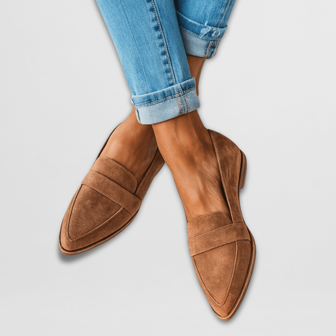 Women's Slip-On Penny Loafers | Pointed Toe