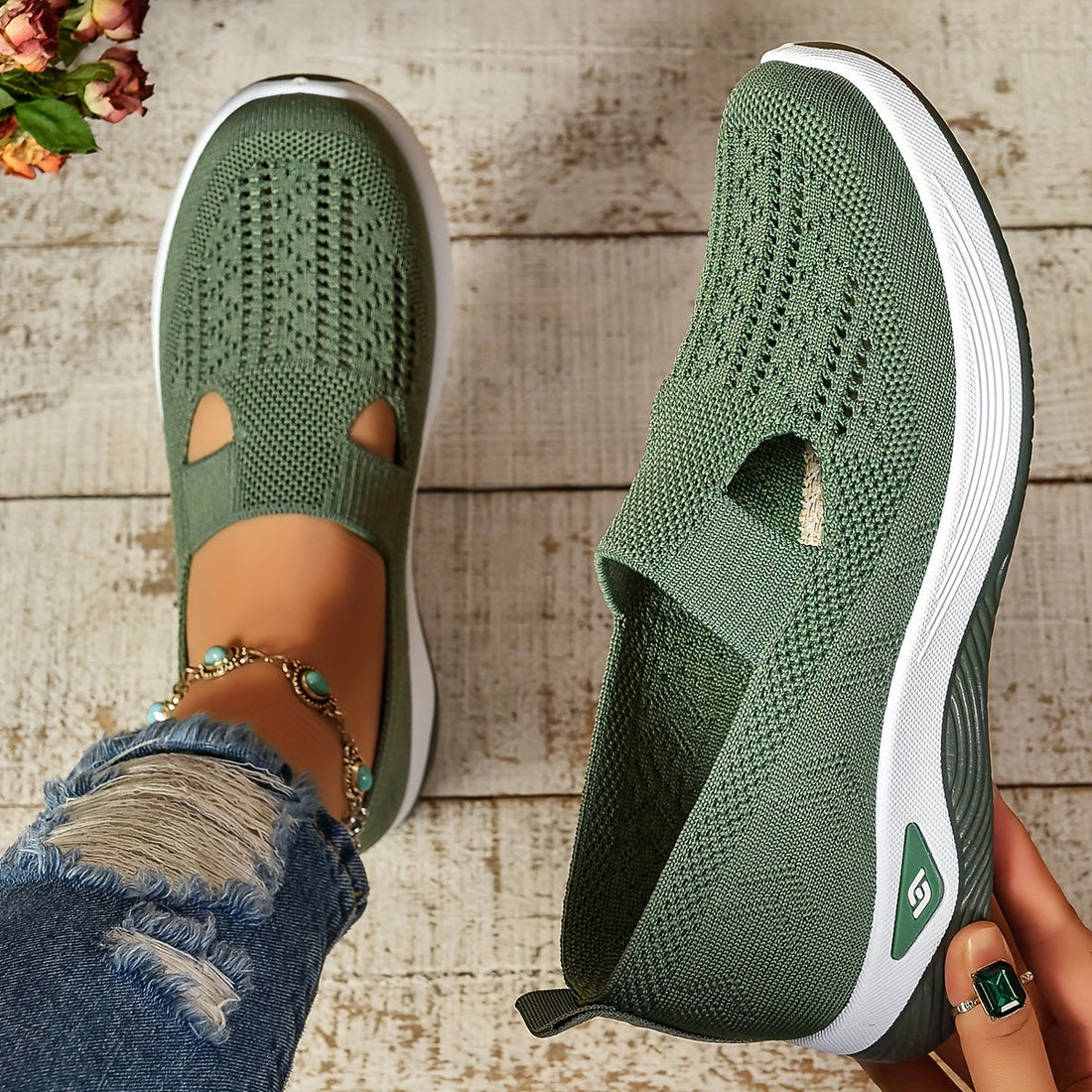 Women's Slip-On Walking Shoes | Breathable