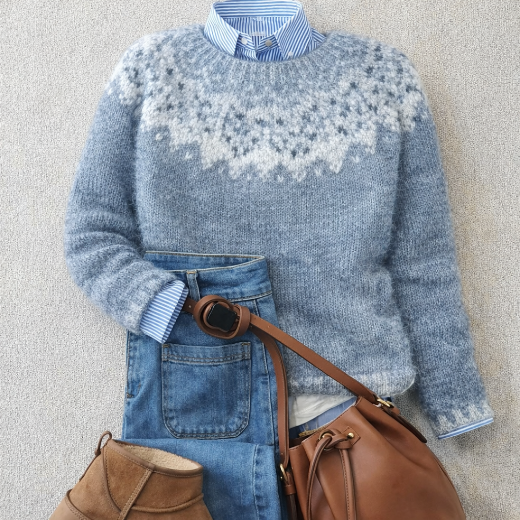 Gunilla Fair Isle Crew Neck Sweater