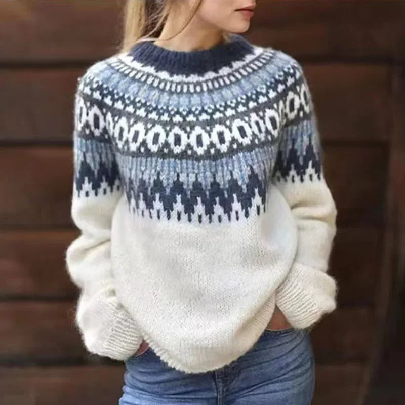 Harriet Fair Isle Crew Neck Sweater