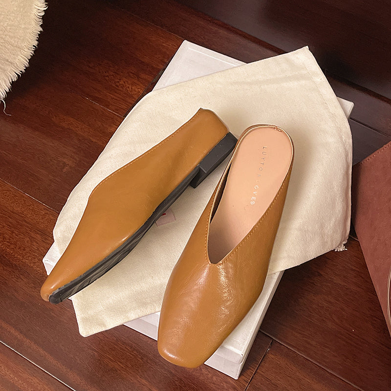 Women's Closed Toe Flats | Slip On
