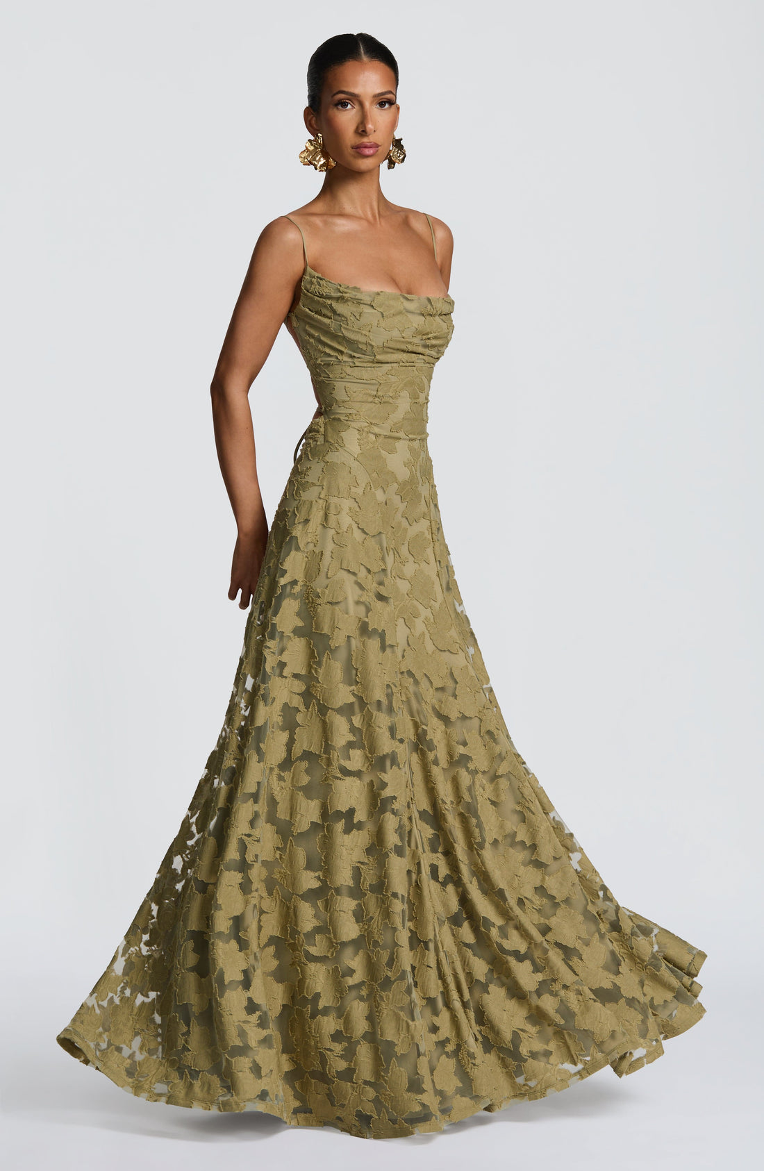 Women's Floral Evening Gown | Maxi